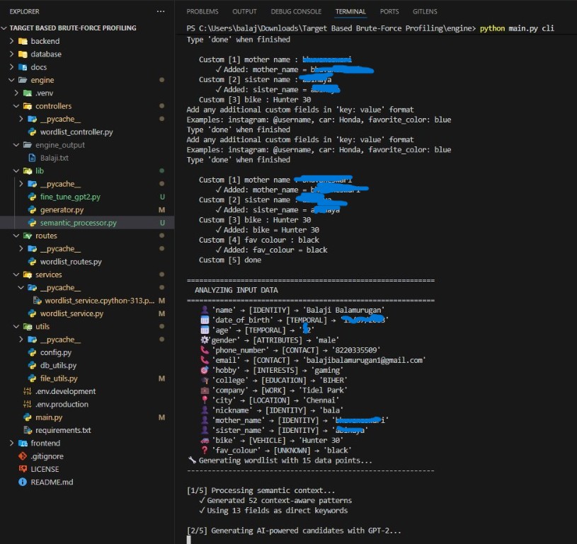 OSINT Target-Based Password Wordlist Generator
